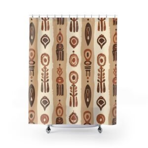 Savannah Symbols Shower Curtain