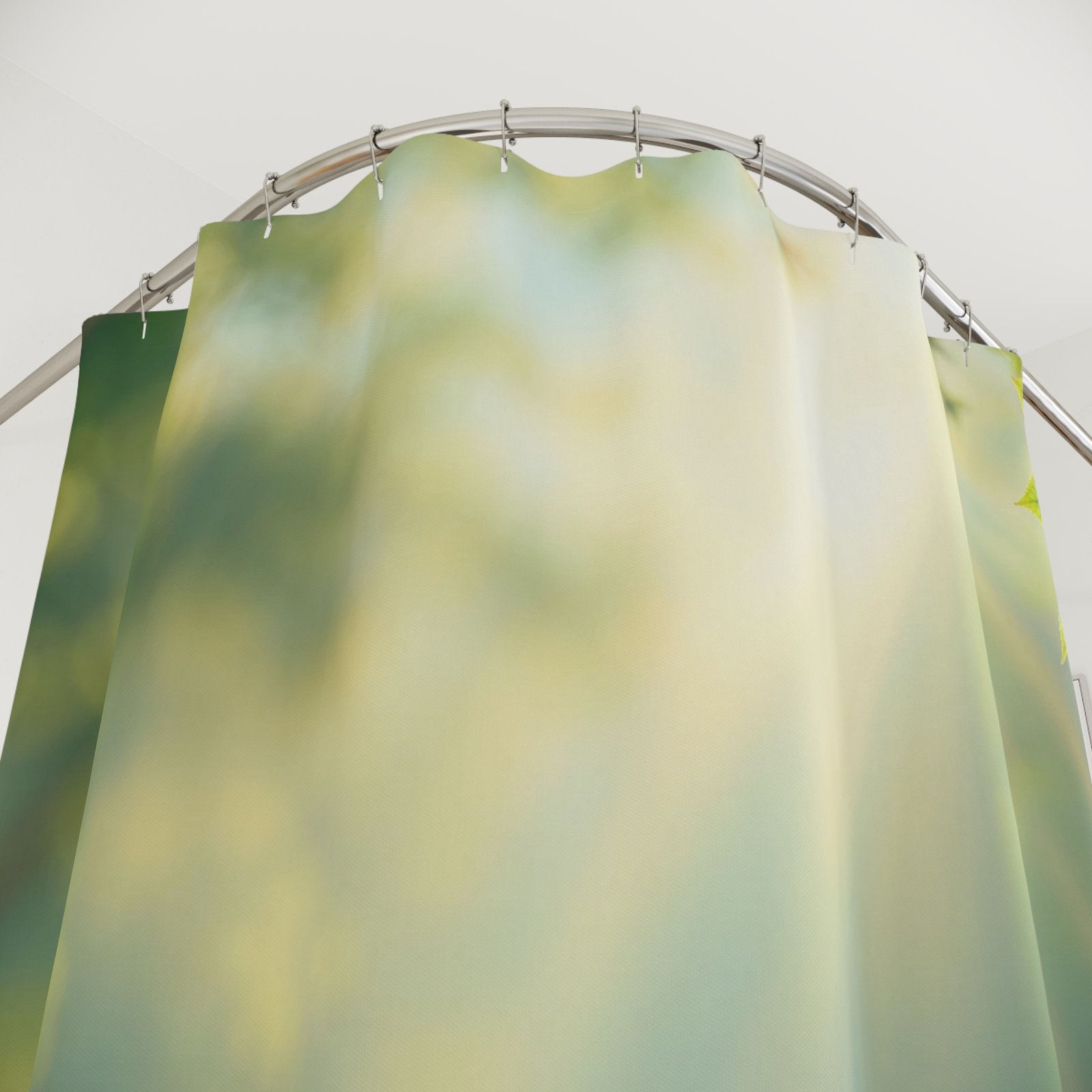 Nature-Inspired Meadow Essence Serenity Shower Curtain - Image 2