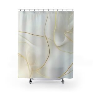 Minimalist Sparkle Elegant Shower Curtain