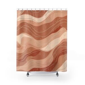 Verdant Foliage Retreat Bohemian Shower Curtain