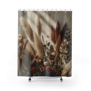 Boho Wild Bloom Shower Curtain