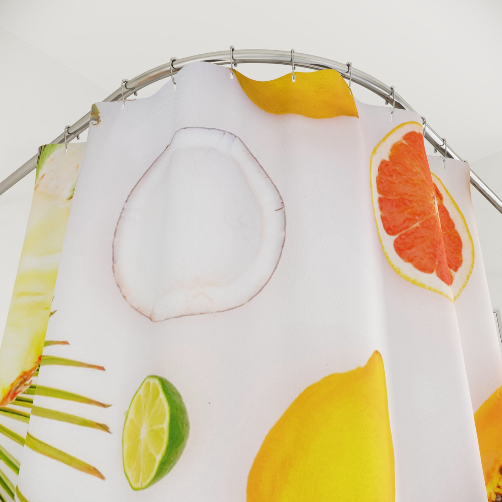 Tropical Fruit Medley Shower Curtain - Image 2