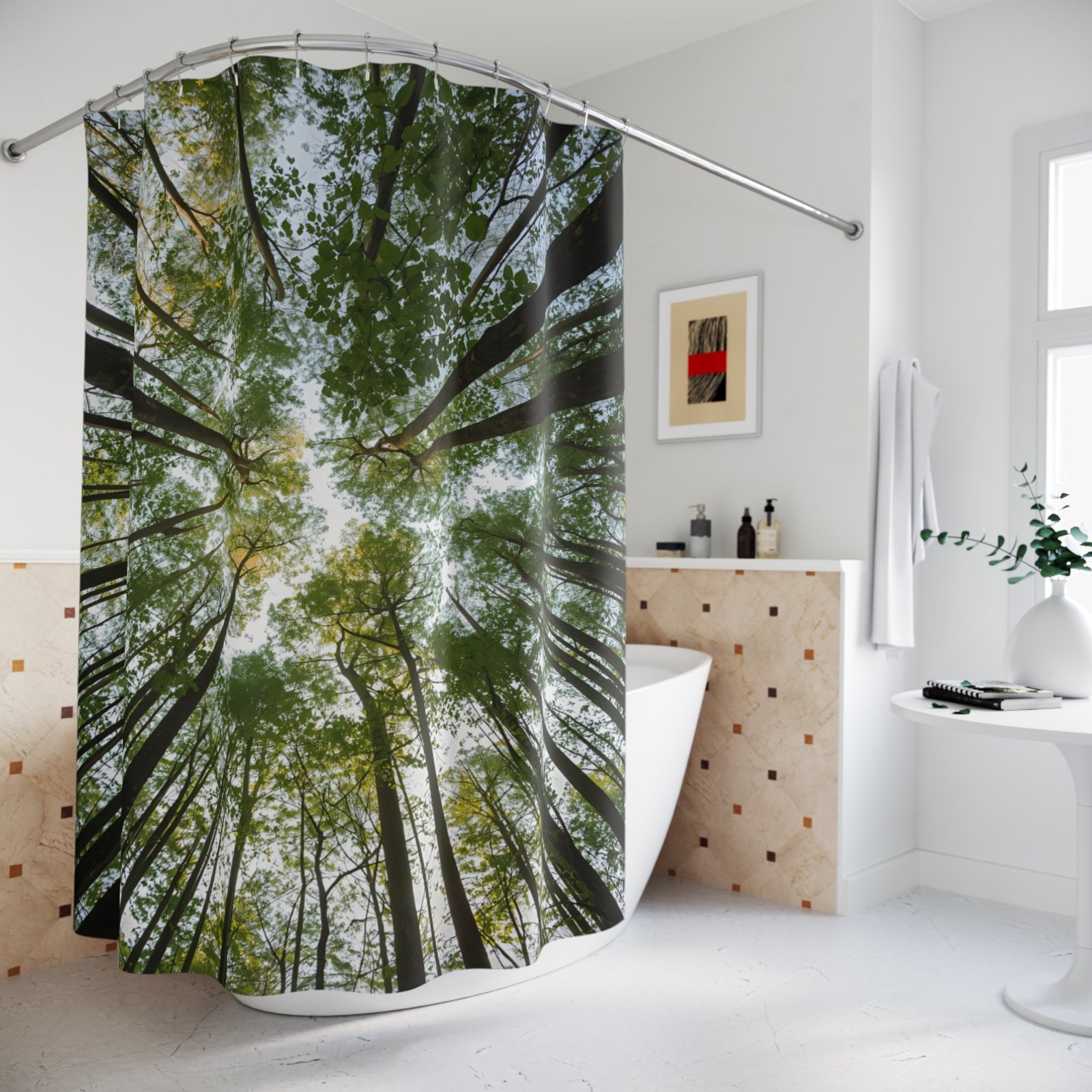 Forest Canopy Shower Curtain - Image 4