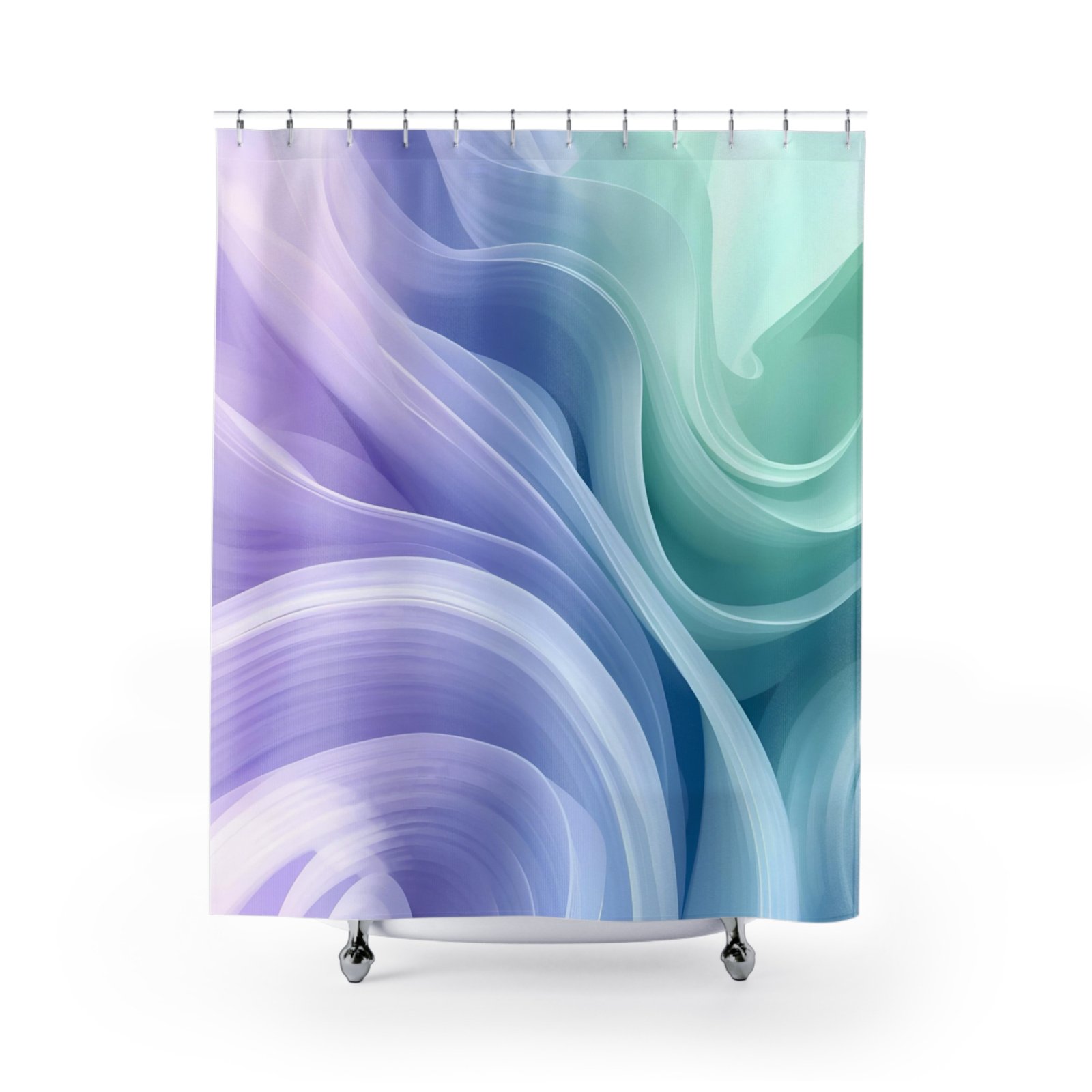 Pastel Drift Dreams Abstract Shower Curtain