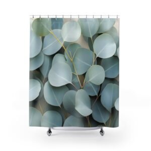 Serenity Botanica Shower Curtain