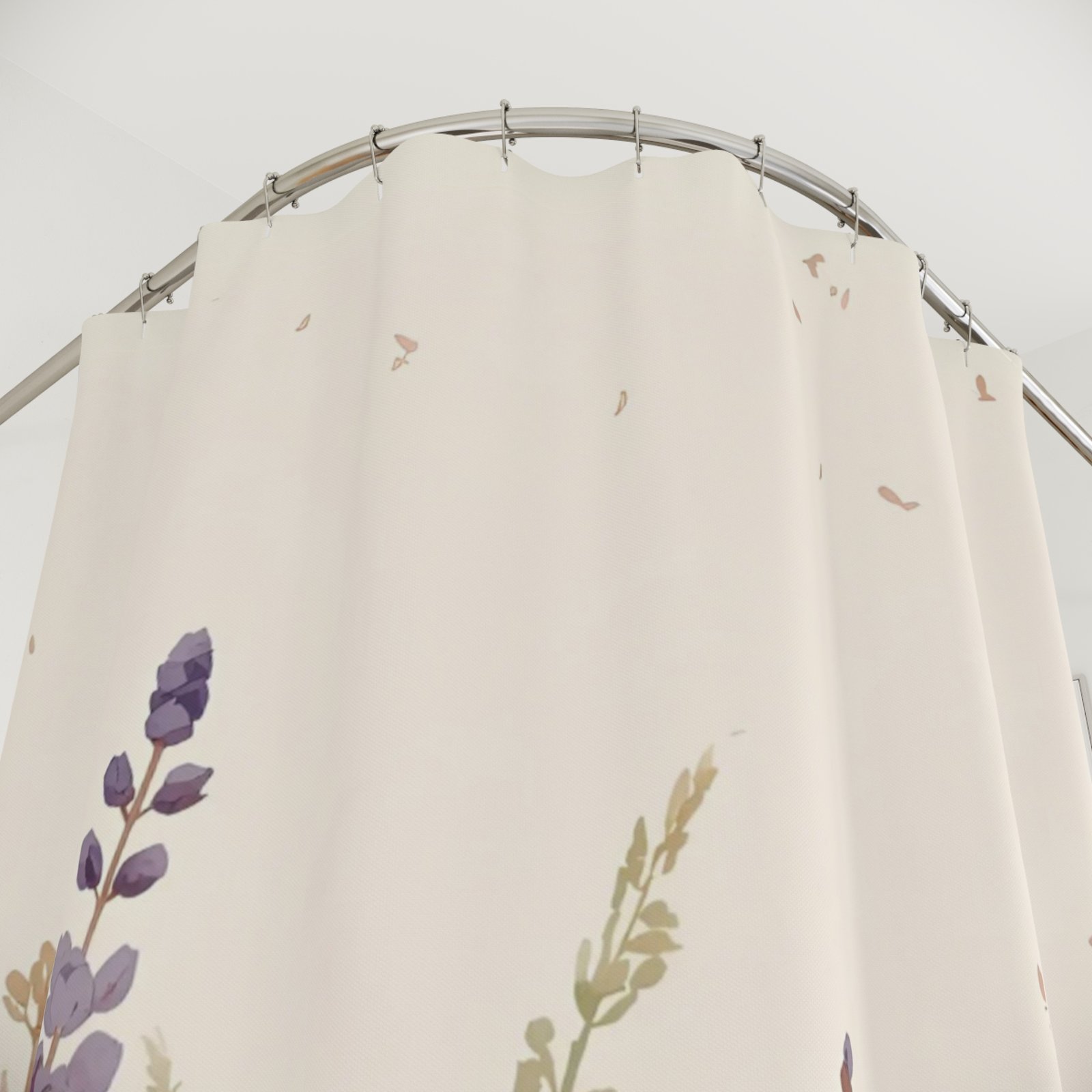 Whispering Garden Bliss Serenity Shower Curtain - Image 2