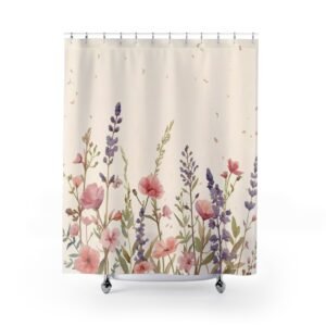 Whispering Garden Bliss Serenity Shower Curtain