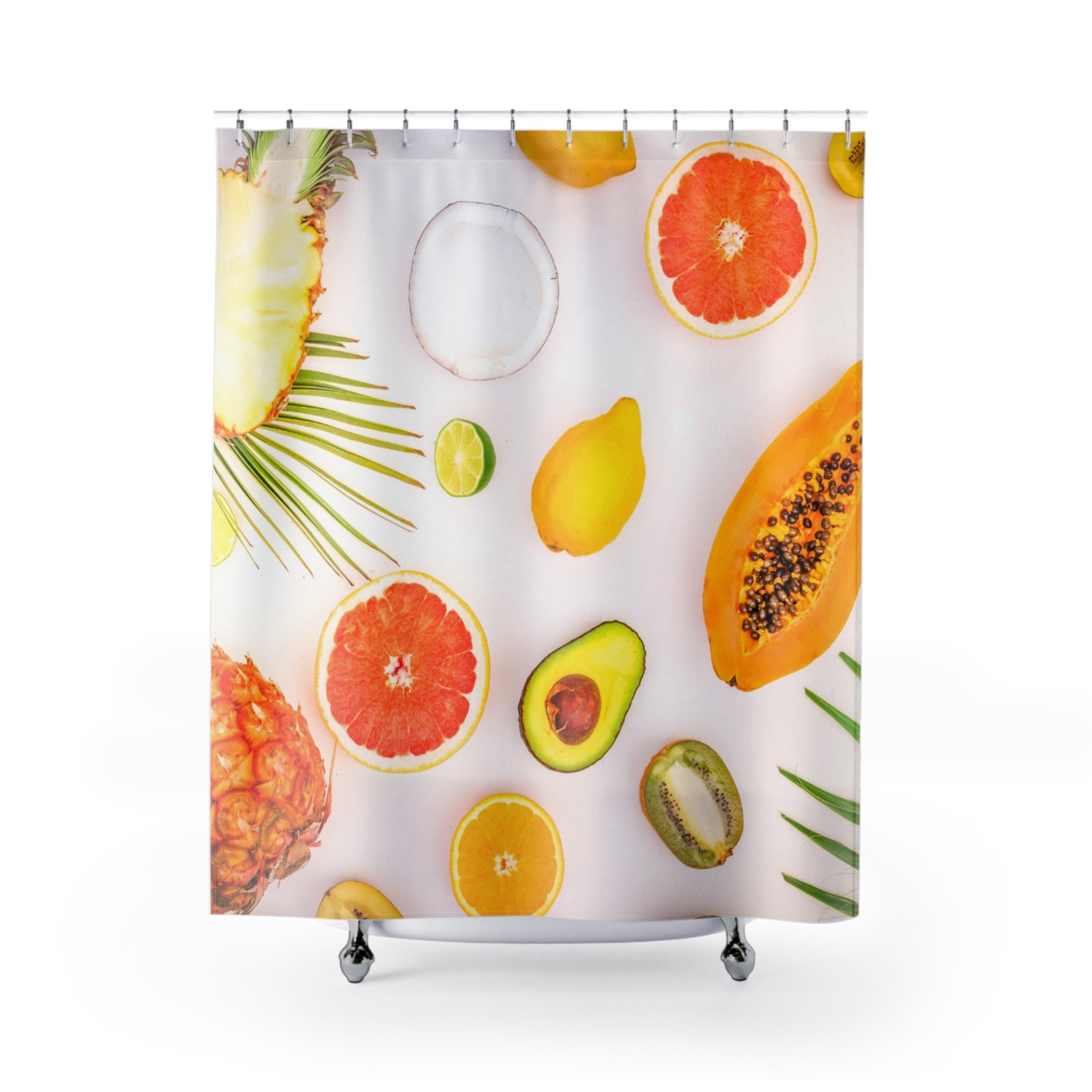 Tropical Fruit Medley Shower Curtain