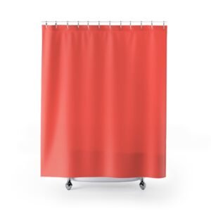 Sunset Coral Shower Curtain